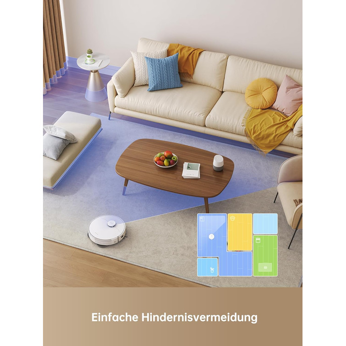 Потужність всмоктування 7 000 Па, система миття DuoScrub, автоматичне підняття швабри, ультразвукове виявлення килимів, шерсті дом