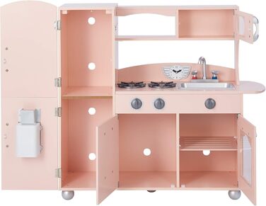 Рожева дитяча кухня ігрова кухня дитяча ігрова кухня дерев&39яна кухня Teamson Kids TD-11414P