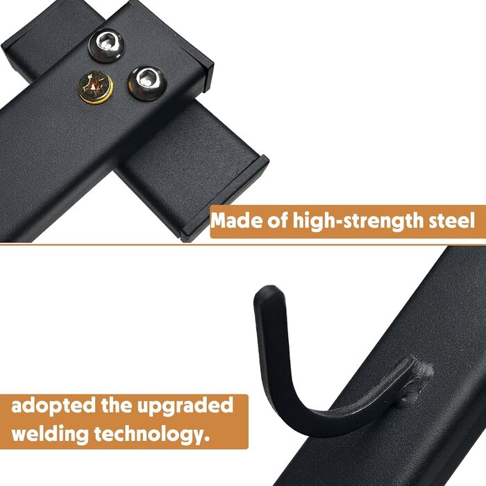 Стійка для зберігання кріплень для латунних прессів KORIKAHM, настінний органайзер для грифа латунних прессів з міцними гачками, сталева стійка для аксесуарів для тренажерного залу з кріпленням кабелю, стійка для тренажерного залу 5