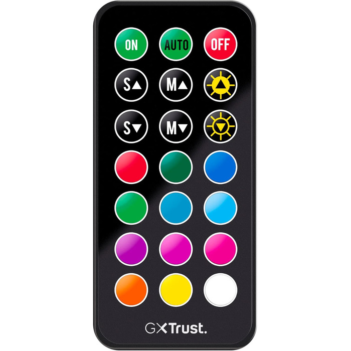 Ігрове крісло Trust Gaming GXT 716 Rizza з RGB-світлодіодним підсвічуванням, 350 кольорами та ефектами, регульованими по висоті підлокітниками, поворотним, ергономічним офісним кріслом, геймерським кріслом - чорного кольору