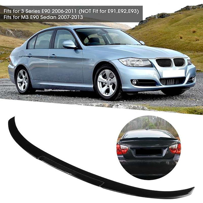 Задній спойлер Lip Wing Спойлер для M4 Style для BMW 3 Series E90 M3 2006-2011