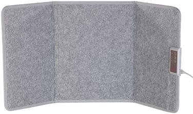 Інфрачервона нагрівальна панель Sichler для побутової техніки Складана інфрачервона нагрівальна панель далекого діапазону, до 65 C, 165 Вт, розмір M (Складана нагрівальна панель, міні-інфрачервоний обігрівач, килимок для підлоги з підігрівом)