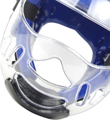 Шолом для тхеквондо, дихаючий, амортизуючий, багатоцільовий, захист голови, спаринг-шолом для спортивного боксу, синій, розмір M