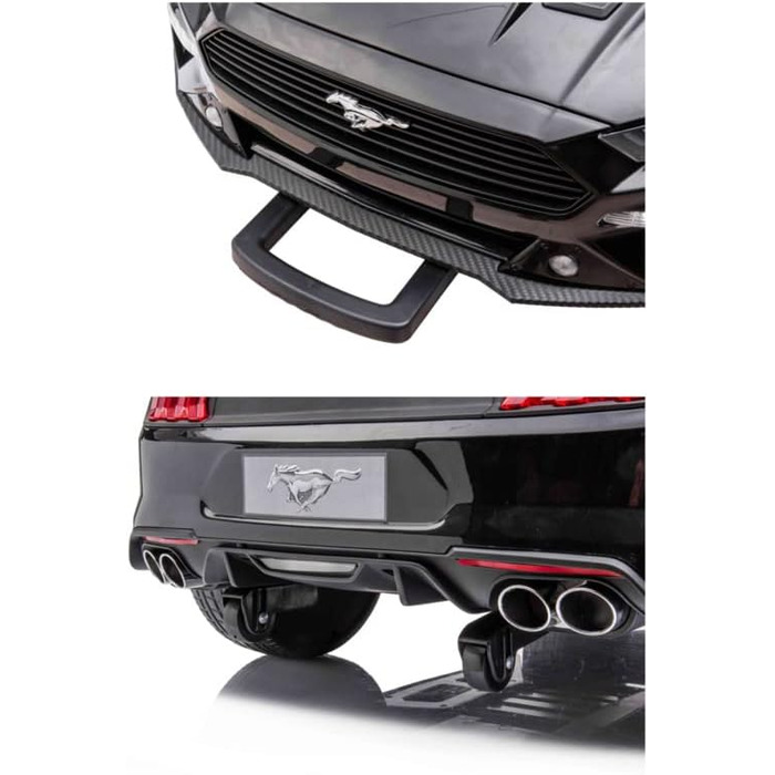 Дитячий автомобіль Ford GT-500 24V дитячий електромобіль 2.4GHz пульт дистанційного керування 2-6 років (чорний)