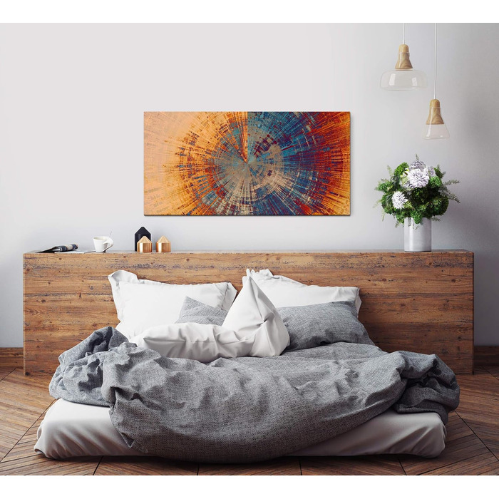 Абстрактний живопис 120 шт. 60 см Панорама полотна Картина XXL розмір Настінне мистецтво Вітальня Декоративне мистецтво Принти