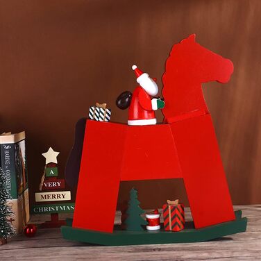 Дерев'яний календар Санта-Клауса на 24 дні Uqezagpa