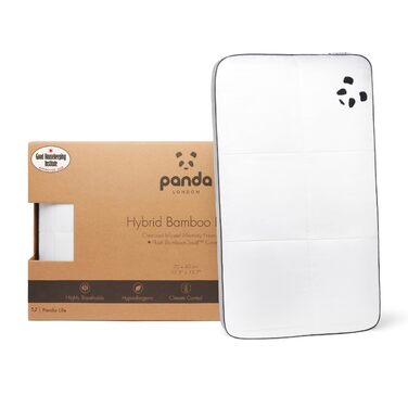 Гібридна бамбукова подушка Panda мякий, дихаючий бамбуковий чохол, ортопедична піна з ефектом памяті Lyocell