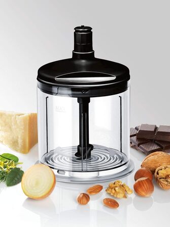 Побутова техніка Bosch MFQ4885EN 2 віночка, 2 гака для тіста з нержавіючої сталі, чорний, 575 Вт Чорний / Хром