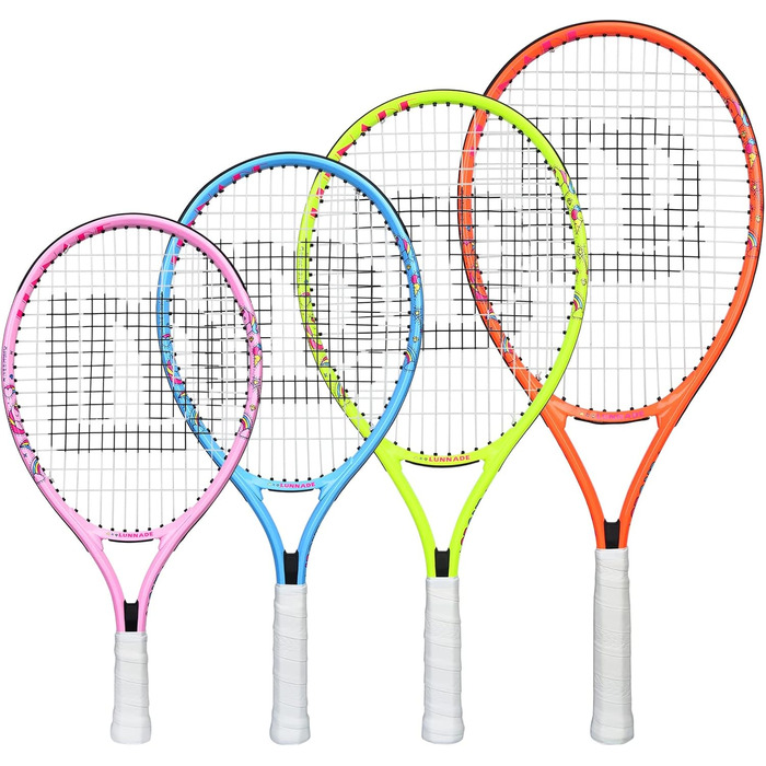 Дитяча тенісна ракетка 21" з чохлом, для дітей 3–12 років, синя