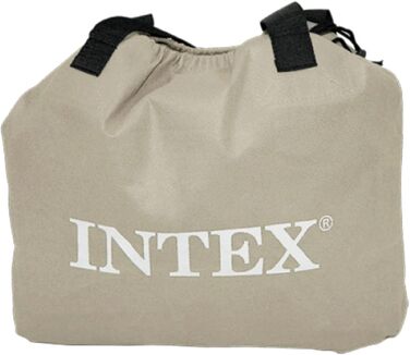 Надувне ліжко Intex Queen Comfort-Plush Dura-Beam з вбудованим електронасосом 64414NP одномісне