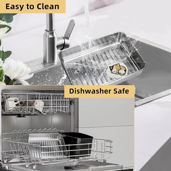 Набір із 4 контейнерів для свіжих делікатесів, харчові контейнери з нержавіючої сталі, штабельовані холодильні контейнери, придатні для охолодженого та замороженого зберігання сиру, ковбаси та інших продуктів.