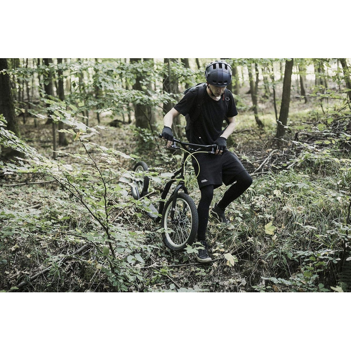 Самокат Yedoo Mezeq - до 150 кг, з пневматичними шинами 20/16 - самокат для дорослих, позашляховий самокат з підставкою і регульов