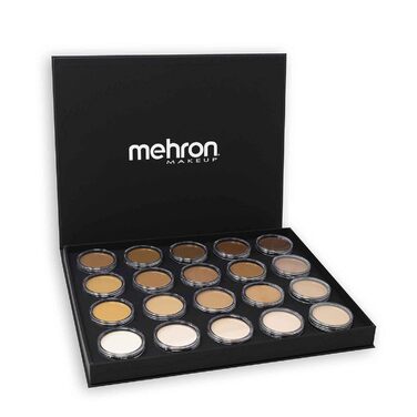 Палітра кремової основи Mehron Make-up Celebre Pro-HD Cream 20 кольорів Палітра 20 кольорів для макіяжу обличчя та тіла