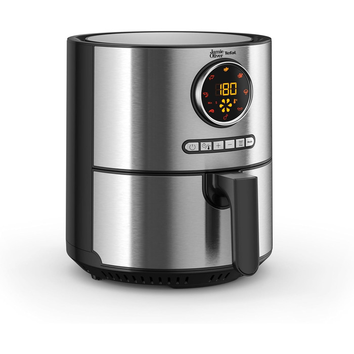Фритюрниця Jamie Oliver від Tefal, ємність 4,2 л, 8 автоматичних програм, цифровий сенсорний дисплей, EY11JD10