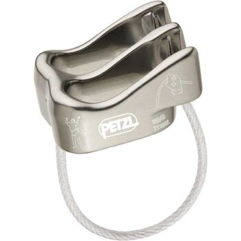 Страховка та спуск Petzl для дорослих Verso, один розмір, титан