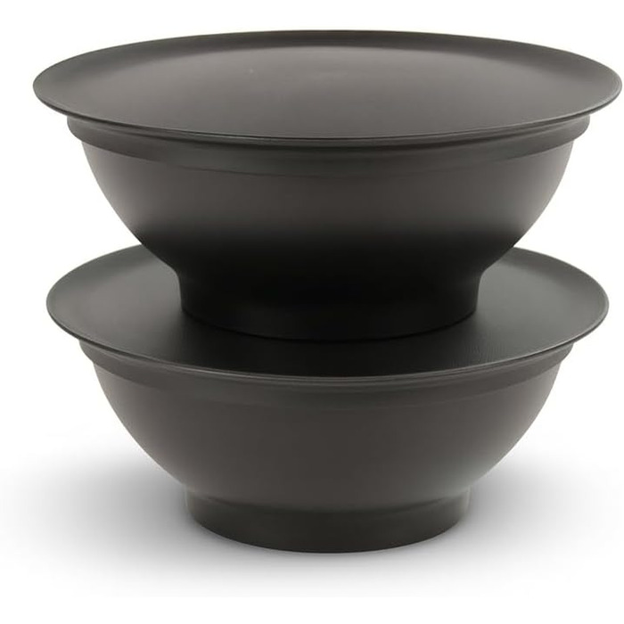 Десертні стаканчики TUPPERWARE Allegra 275 мл (2) чорно-золоті