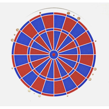 Мішень для дартсу/змінне коло для метання з 82 сегментами для дартсу, підходить для дартсу Lwen Tournament HB8 HB9, SM94 SM96