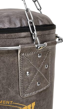 Боксерська груша Bad Company Vintage Jab & Hook у формі арахісу з надміцним чотириточковим сталевим ланцюгом і металевим кільцем I