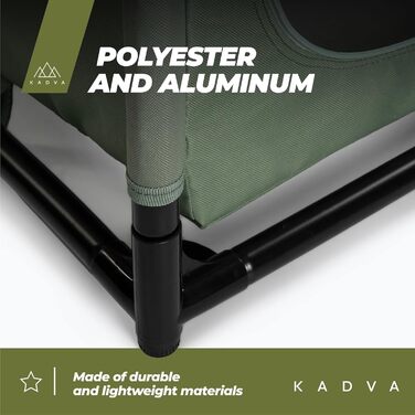 Складана кухонна шафа для кемпінгу CAMPCook 221 48,5x1283,5 см Кемпінгова шафа виготовлена з міцних матеріалів Легка та стійка конструкція Легке складання та транспортування Зелений колір