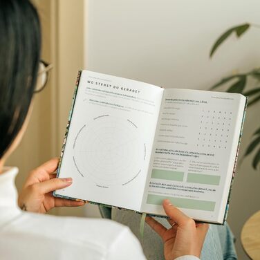 Щоденник успіху BACKWIND PLANNER - Ваш 12-тижневий щоденний планувальник для сталих змін з міні-звичками - Бездатований планувальник справ А5 - Щоденник - Тижневий планувальник - Квіткова обкладинка