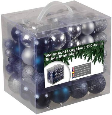 Набір із 120 різдвяних кульок bonsport