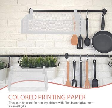 Настінна полиця Cabilock з металевої сітки білого кольору - міцний кошик для зберігання з підвісним пристроєм для ліжка, тумбочки та офісу, підвісна полиця для книг, косметики, пультів дистанційного керування (свердління не потрібне)