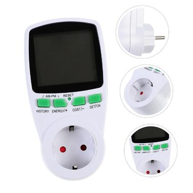 Вимірювальна розетка розетка тестер амперметр лічильник електроенергії купити лічильник енергозберігаюча розетка розетка для електролічильника монітор електроенергії електронний компонент