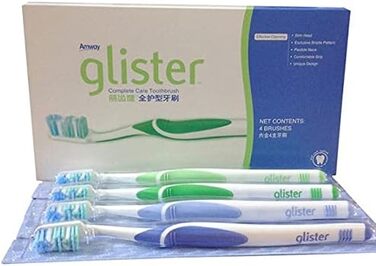 Високоякісна зубна щітка GLISTER - 4 шт. и - Amway - (артикул 100957)