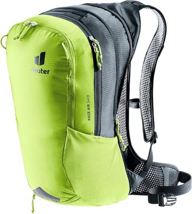 Велосипедний рюкзак Deuter Race Air 14+3, mineral-grove, 17 л, з системою Aircomfort