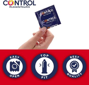 Презервативи CONTROL FUSSION з натурального латексу з різними смаками - 144 шт. и