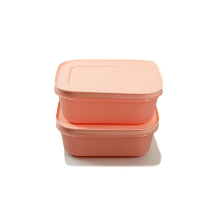 Контейнер для морозильної камери Tupperware 450 мл (2) рожевий плоский крижаний кристал