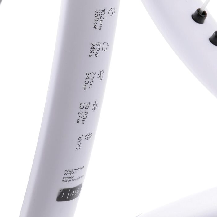 Тенісна ракетка Wilson L2 Six One Lite 102 червона/сіра