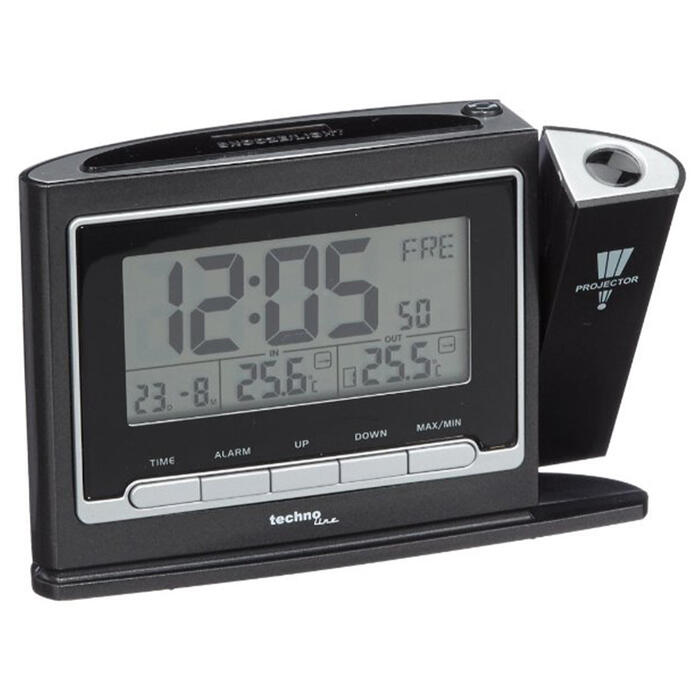 Годинник проекційний Technoline WT529 Anthracite (WT529)