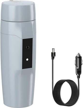 Портативний автомобільний бойлер на 12 В, маленький електричний чайник для подорожей, швидкий водонагрівач на 80 Вт, міні-електрич