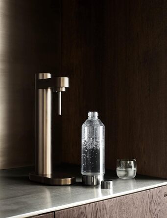 Пляшка Stelton Brus Soda Maker Сталь - ПЕТ пляшки для виробника газованої води - пляшка для води, 1,15 літра