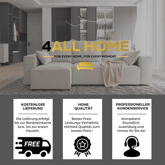 Кутовий диван з функцією сну Tobi 246x145 см - Диван - Диван з ящиком для зберігання - Кутовий диван - L-подібний - Диван-ліжко - Диван-ліжко з ящиком для зберігання - Універсальний (Centaur 01 Бежевий)