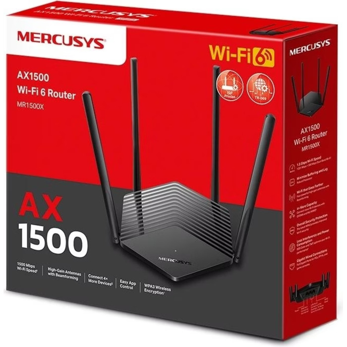 Wi-Fi роутер TP-Link Mercu MR XXX Wi-Fi 6 AX1500 Mesh 1201 Мбіт/с