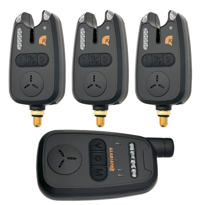 Набір сигналізаторів GLADIATOR RF298 3+1 Black з пейджером