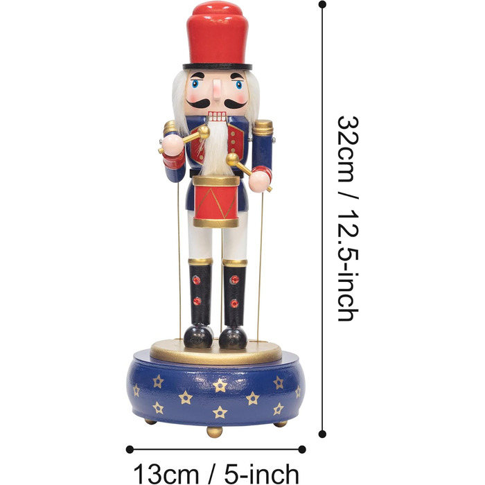 Музична скринька Лускунчика 32 см KI Store