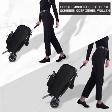 Повністю Ізольована, Легка Сумка-Візок для Покупок 2024, 42 Літри, 95 см, 2.1 кг, з Плечовим Ремінцем, Гарантія 2 роки