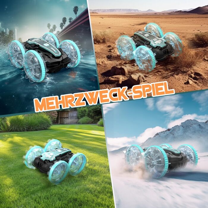 Автомобіль-амфібія Korffe Автомобіль на дистанційному керуванні від 4 5 6 7 8 9 років, різдвяні подарунки на день народження Хлопч