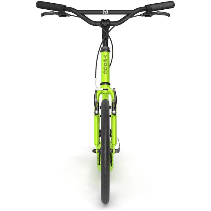 Самокат Yedoo Dragstr - до 150 кг, самокат з пневматичними шинами 20/20 - самокат для дорослих з алюмінієвого сплаву з регульовани