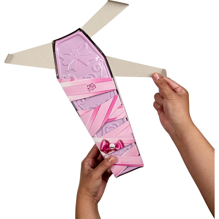 Ляльки та аксесуари Monster High Buried Secrets, тема Cozy Creepover із загадковою лялькою та 5 сюрпризами після розпакування (фігурки можуть відрізнятися), HYV64