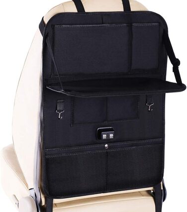 Міцний захисний чохол для спинки, автомобільний органайзер для заднього сидіння для дітей автомобільний чохол для спинки сумка зах