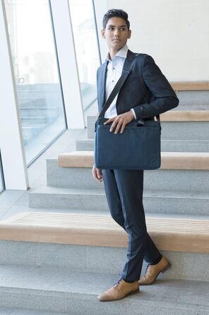 Сумка для ноутбука Rivacase 15.6 дюйма - модна сумка для ноутбука з великою кількістю місця для аксесуарів, компактна сумка через