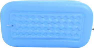 Надувна ванна для дорослих, надувна ванна з портативною функцією складання, повітряний спа-центр з нековзною поверхнею, ванна для внутрішнього та зовнішнього використання для сімейної ванної кімнати або спа-центру, синій колір