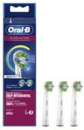 Щітки Oral-B FlossAction з технологією CleanMaximiser, 3 шт. и білі 3 шт. и (1 упаковка)