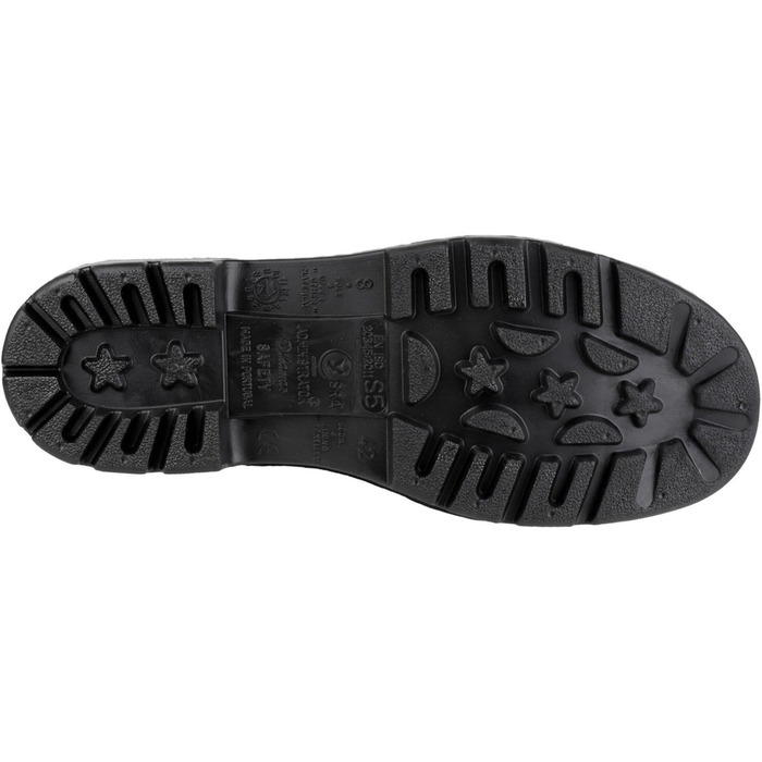 Чоловічі водонепроникні захисні чоботи Amblers FS100 зі шнурком, гумові чоботи, чорні, 44 євро