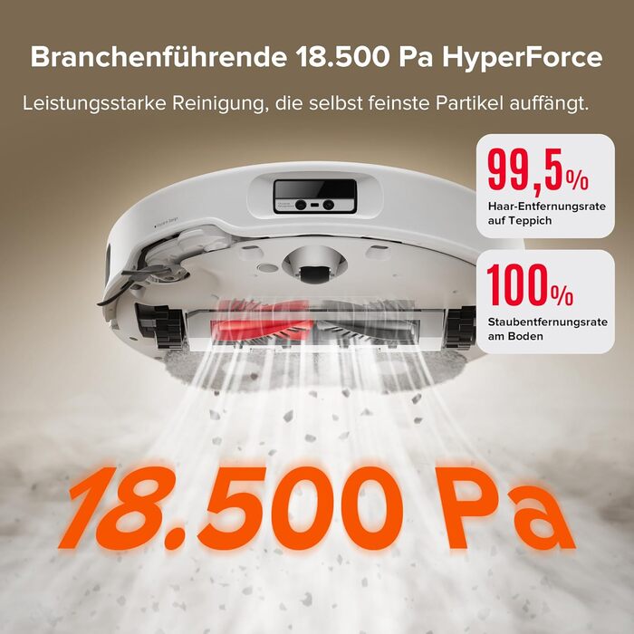 Робот-пилосос roborock Qrevo Curv з функцією миття підлоги та підйомною шваброю, подвійна система проти сплутування, шасі AdaptiLi