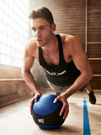 Медичний м&39яч GORILLA SPORTS - одинарний/комплект, обважнювачі 1 кг, 2 кг, 3 кг, 4 кг, 5 кг, 6 кг, 7 кг, 8 кг, 9 кг, 10 кг, з чіпкою поверхнею, виготовлені з гуми, вибір кольорів - слем-м&39яч, вага-м&39яч, тренувальний м&39яч, слем-м&39яч 2 кг - чорно-